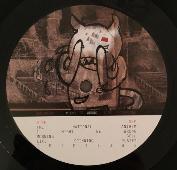Image of Label Cover of 12" EP - VG+/VG+ - RADIOHEAD, I Might Be Wrong - Live Recordings (XL Recordings ; XLLP784, Europe 2016 Reissue, Gatefold, Inner), , - 2346317S