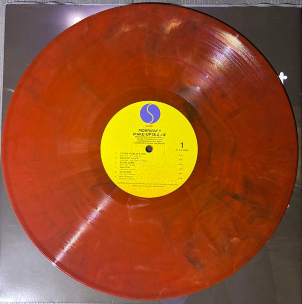Image of Label Cover of LP - NEW/NEW - MORRISSEY, Make-Up Is A Lie (Warner Records; 93624829775, Europe 2026, Gatefold, Inner, Indies Exclusive Red Vinyl), , - 1536051E