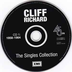 Image of Label Cover of 6xCD - VG/VG - CLIFF RICHARD, The Singles Collection (EMI; 7243 5 37551 2 6, UK 2002, Box Set, Booklet), , - 0836202E