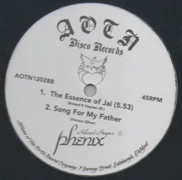 Image of Back Cover of LP - /VG+ - ROLAND HAYNES JR. AND PHENIX, Mind Games (Athens Of The North; AOTN12028, UK 2026), Strong VG+, - 0846411S