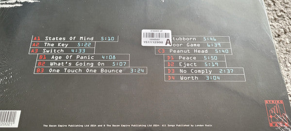 Image of Label Cover of 2xLP - VG+/VG+ - SENSER, Stacked Up (Ultimate Records; TOPPLP008, UK 1994, Insert, Remastered With Extra Tracks), , - 0826384E