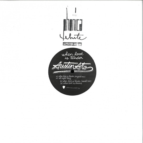 Image of Front Cover of 12" - VG+/VG+ - AUSTIN ATO, When Love Is Tender (Phonica White; PHONICAWHITE024, UK 2022, Die Cut Company Sleeve), , - 0926045E