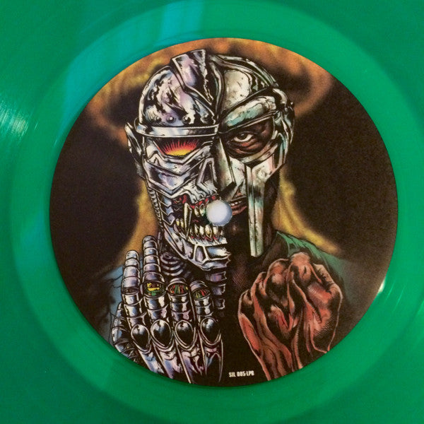 Image of Label Cover of 2xLP - VG+/VG - CZARFACE, MF DOOM, Czarface Meets Metal Face (Silver Age; SIL003LP, US 2018, Poster, Grern & Blue Vinyl. No CD or T Shirt.), No CD. No t-shirt. Slight warp to both discs. Otherwise, VG+. Still in shrinkwrap. Light wear to opening edge., - 0946076S