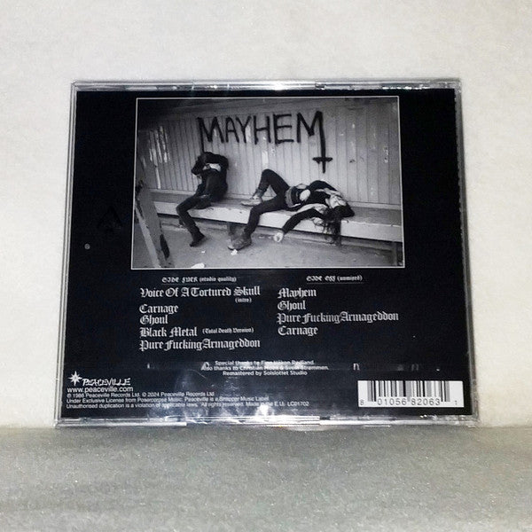 Image of Back Cover of CD - VG+/VG+ - MAYHEM, Pure Fucking Armageddon (Peaceville ; CDVILED1206, UK & Europe 2024, Booklet), , - 0956028S