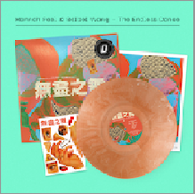 Image of Label Cover of LP - NEW/NEW - HANNAH PEEL AND BEIBEI WANG, The Endless Dance (Real World Records; LPRW269D , UK 2026, 12x12 Signed and Numbered Art Print, A6 sheet of 12 stickers designed by Marc Bessant, Orange Marble Vinyl, Limited Edition of 500), , The Endless Dance is the first collaborative album from Northern Irish producer and composer Hannah Peel and Chinese percussionist Beibei Wang. The record is grounded in the strength of ancient concepts, but comes alive with the joy and freedom of pl