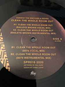 Image of Label Cover of 12" - VG+/VG+ - CONWAY THE MACHINE & DEDW8*, Clean The Whole Room Out (Split Prophets Records; SPR016, UK 2020, Picture Sleeve), , - 0946199S