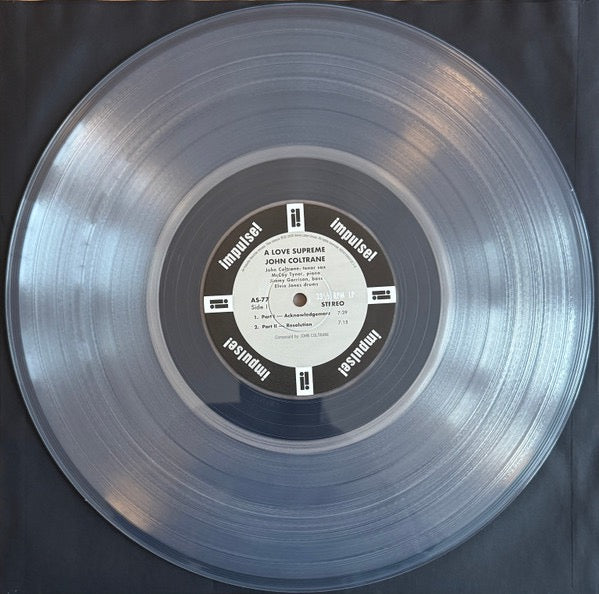 Image of Label Cover of LP - NEW/NEW - JOHN COLTRANE, A Love Supreme (Impulse!; AS-77, Worldwide 2025, Gatefold, 60th Anniversary Edition, Diamond Clear), , - 0916381C