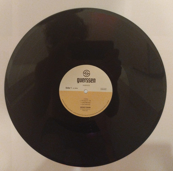 Image of Label Cover of LP - VG+/VG+ - HEAVY RAIN, Heavy Rain (Guerssen; GUESS223, Europe 2023, Insert, Black Inner, Limited Edition, Remastered), Nice clean copy. Disc looks seldom played., - 1046140S
