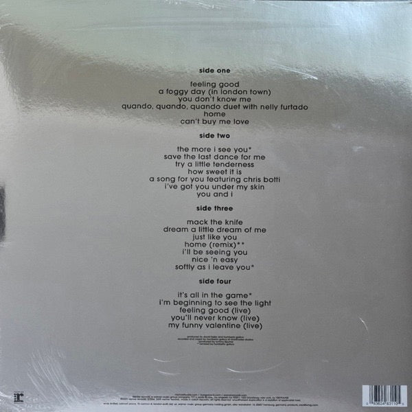 Image of Back Cover of 2xLP - NEW/NEW - MICHAEL BUBL , It's Time (143 Records; 431003, UK 2025, Gatefold, Special Edition, Silver Vinyl), , - 1036116E