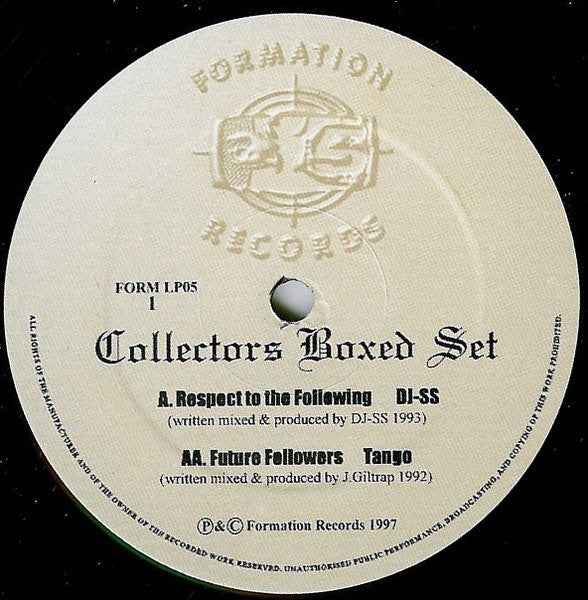 Image of Label Cover of 10xLP - VG+/VG+ - VARIOUS, Formation Records Collectors Boxed Set (1990 - 1997 Hardcore Drum & Bass Anthems) (Formation Records; , UK 1997, Box Set, Insert), Very Light Wear To Box, - 2746230S