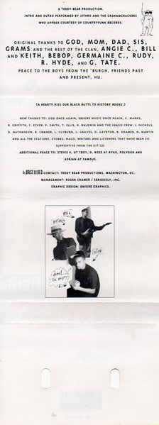 Image of Back Cover of Cassette - VG+/VG+ - DC BASEHEAD, Play With Toys (Imago; 72787210124, UK 1992 Reissue), , - 1016503C
