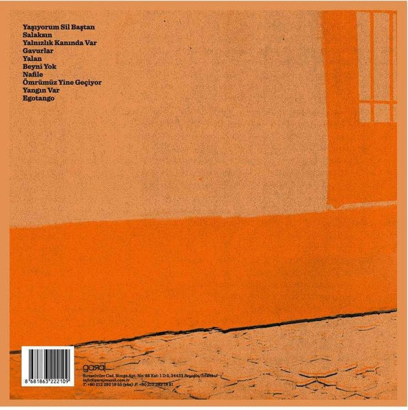 Image of Back Cover of LP - NEW/NEW - ARI BAROKAS, Laf ma G cenme (Garaj M zik; 8681863222109, Turkey 2018, Gatefold), , Gentle, modern Anatolian folk-pop led by warm vocals and reflective songwriting from the former Duman bassist. Includes Salaks n and Gavurlar . - 1036269E