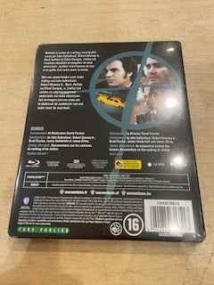 Image of Back Cover of Blu-Ray - VG+/M - DAVID FINCHER, Zodiac (Warner Bros; , Europe 2022 Reissue, Steelbook, French Text Info Sheet), Still SEALED In Shrinkwrap, - 1016661C