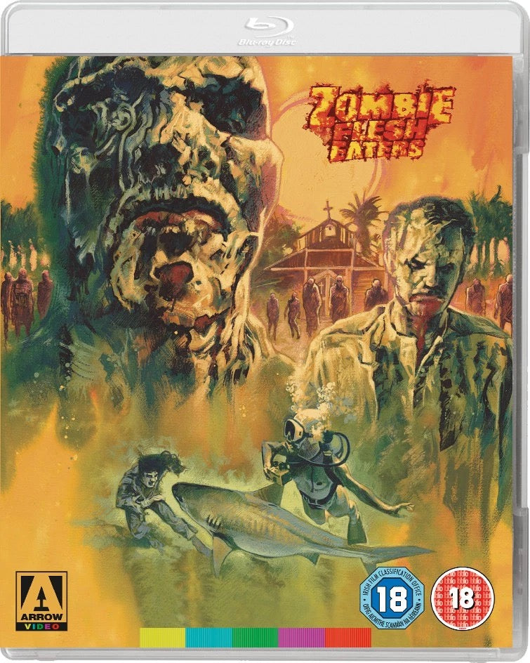 Image of Front Cover of Blu-Ray - VG+/VG+ - LUCIO FULCI, Zombie Flesh Eaters (Arrow Video; FCD, UK 2017), , - 1136059E