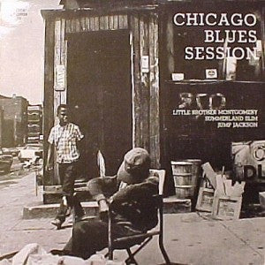 Image of Front Cover of LP - VG+/VG+ - LITTLE BROTHER MONTGOMERY, SUNNYLAND SLIM AND JUMP JACKSON, Chicago Blues Session (Redita; 133, Netherlands ), , - 1126114E