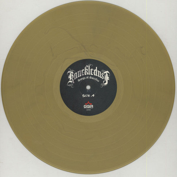 Image of Label Cover of LP - VG/VG+ - KNUCKLEDUST, Songs Of Sacrifice (GSR Music; GSR100, Germany 2016, Gatefold, Gold Vinyl), , - 1116229C