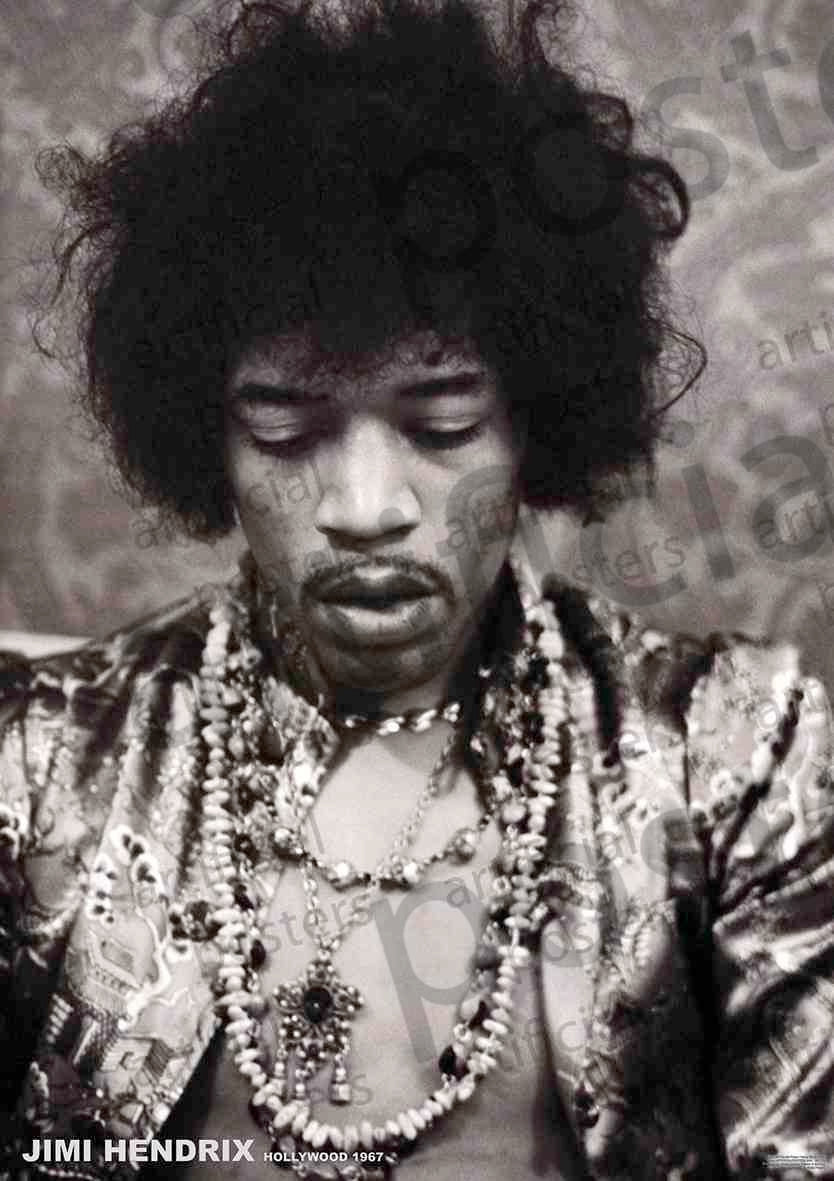 Image of Front Cover of Accessories - NEW/NEW - JIMI HENDRIX, Poster (84.1cm x 59.4cm; ART271, UK ), , - 1116208C
