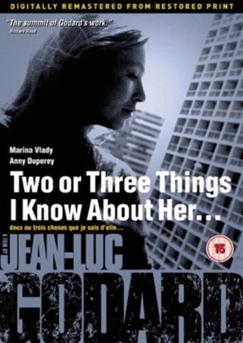 Image of Front Cover of DVD - VG+/VG+ - JEAN-LUC GODARD, Two or Three Things I Know About Her... (Nouveaux Pictures; NDP1027, UK , Book), , - 1136174E