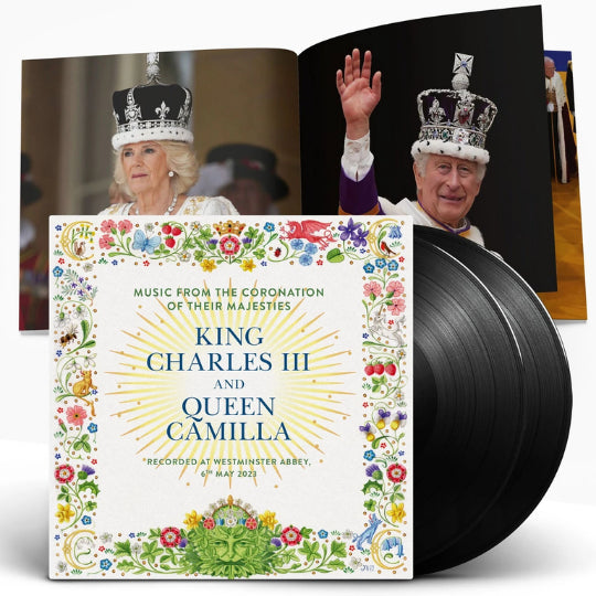 Image of Back Cover of 2xLP - NEW/NEW - GEORGE FRIDERIC HANDEL, Music from the Coronation of Their Majesties King Charles III (Geffen Records; 0600753933343, Germany 2023, Gatefold In Slipcase), , A life-long music enthusiast and champion of the arts, His Majesty has overseen, influenced, and been personally involved in the commissioning process and the detail of the music programme, which has showcased and celebrated musical talent from across the United Kingdom and further afield. On this limited edition,