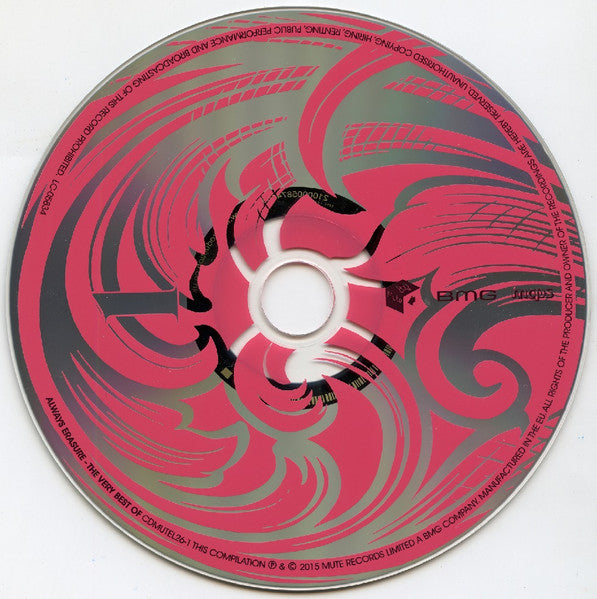 Image of Label Cover of 3xCD - VG+/EX - ERASURE, Always (The Very Best Of Erasure) (Mute; LCDMUTEL26, Europe 2015, Book Sleeve), , - 1256085S