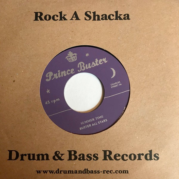 Image of Front Cover of 7" - /EX - PRINCE BUSTER'S ALL STARS, Summer Time / Hey Train (Prince Buster; RSPB7-007, Japan 2020, Plain Sleeve, Limited Edition / Silkscreen labels), , - 1316176C