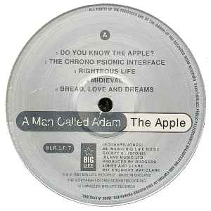 Image of Label Cover of LP - VG/VG+ - A MAN CALLED ADAM, The Apple (Big Life ; BLR LP 7, UK 1991, Picture Sleeve, Inner), printed inner. few marks and signs of wear to sleeve - faint edge wear, - 1346156S