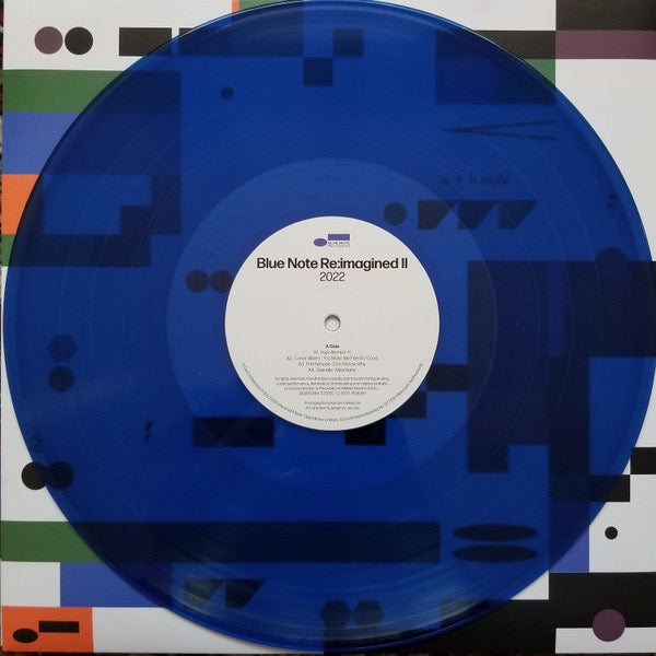 Image of Label Cover of 2xLP - NEW/NEW - VARIOUS, Blue Note Re:imagined II (Blue Note; 4538242, UK 2022, Die Cut Gatefold Sleeve, 2 Inners, Blue Vinyl), , - 3536192E