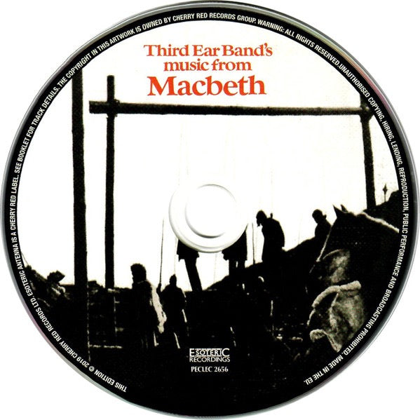Image of Label Cover of CD - VG+/VG+ - THIRD EAR BAND, Music From Macbeth (Esoteric Recordings; PECLEC 2656, UK 2019 Reissue, Digipak, Booklet), , - 1316568C