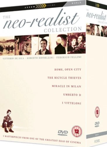 Image of Front Cover of 5xDVD - VG+/VG+ - VITTORIO DE SICA, ROBERTO ROSSELINI,, Neo-realist Collection (Arrow Films; FCD252, UK , Box Set), , - 1336382E
