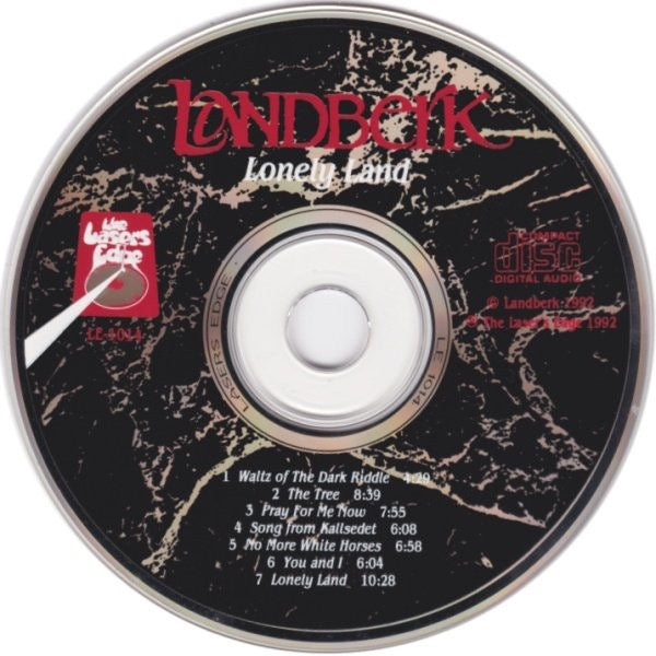 Image of Label Cover of CD - VG+/VG+ - LANDBERK, Lonely Land (The Laser's Edge; LE-1014, US 1992, Jewel Case), , - 1316791C