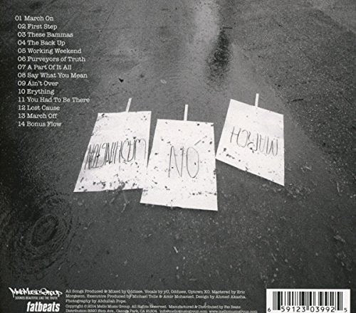 Image of Back Cover of CD - VG+/VG+ - DIAMOND DISTRICT, March On Washington (Mello Music Group; CD-MMG057, US 2014, Digipak), , - 1416003C