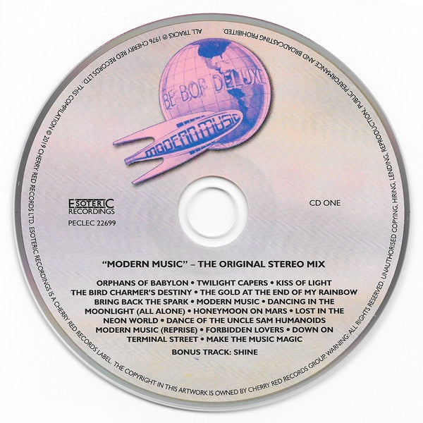 Image of Label Cover of 2xCD - M/M - BE BOP DELUXE, Modern Music (Esoteric Recordings; PECLEC22699, UK & Europe 2019 Reissue, Double Digipak), Still SEALED In Stickered Shrinkwrap, - 1416058C