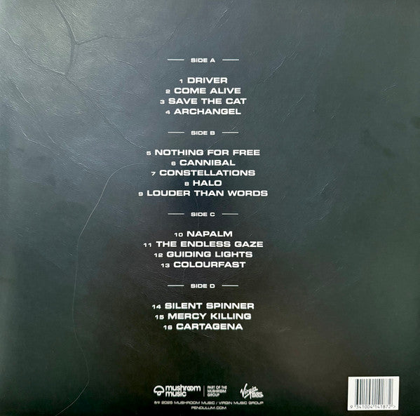 Image of Back Cover of 2xLP - EX/EX - PENDULUM, Inertia (Mushroom Music; MUSH023LP1, Worldwide 2025, 2 Inners), , - 1446104S