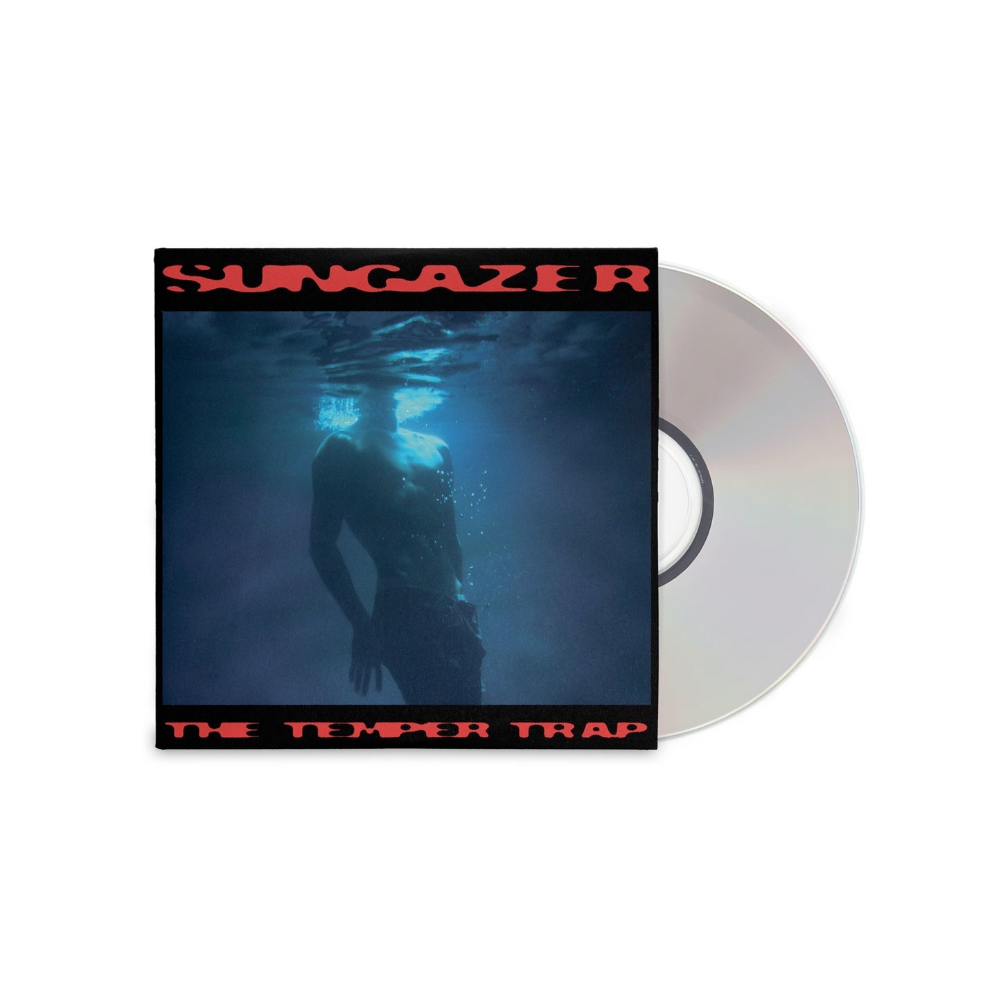 Image of Front Cover of CD - NEW/NEW - THE TEMPER TRAP, Sungazer (Mushroom Music Group; MUSH030CD2, Europe 2026, Digipak), , The album Sungazer veers from yearning intimacy to full-throttle catharsis, from guitar-riffing indie tunes to heavy electronica, all anchored in Dougy’s expansive, instantly recognisable voice. The band set out to create a record that authentically reflects who they are today, and it unequivocally distills two decades of experience into an album that is as invigoratingly surprising a