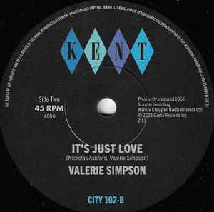 Image of Back Cover of 7" - VG/EX - VALERIE SIMPSON, Look Away / It's Just Love (Kent Select; CITY 102, UK 2025, Company Sleeve), Lightringwear on sleeve., - 1456137S