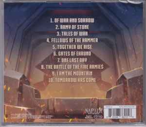 Image of Back Cover of CD - VG+/VG+ - WIND ROSE, Warfront (Napalm Records; NPR1121JC, Europe 2024, Jewel Case, Booklet), , - 1436004E