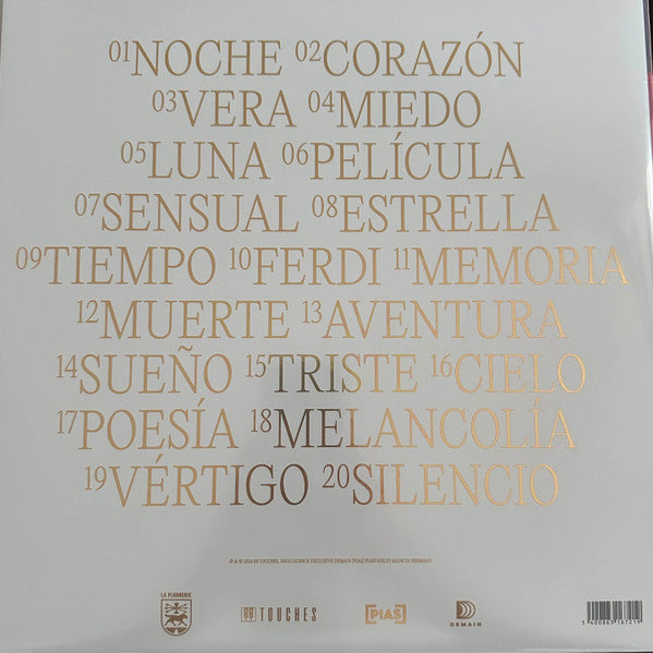Image of Back Cover of 2xLP - EX/EX - SOFIANE PAMART, Noche (88 Touches Production; PIASU450LP3, France 2024, Gatefold, 2 Inners), Opened Instore, Still In Stickered Shrinkwrap, - 1446218S