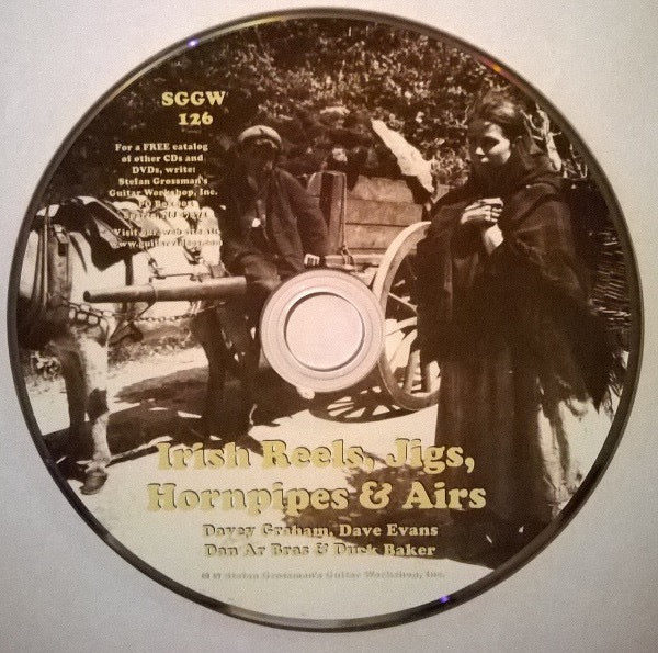 Image of Label Cover of CD - VG+/VG+ - VARIOUS, Irish Reels, Jigs, Hornpipes And Airs (Stefan Grossman's Guitar Workshop; SGGW126, US 2009 Reissue, Jewel Case), , - 1416548C