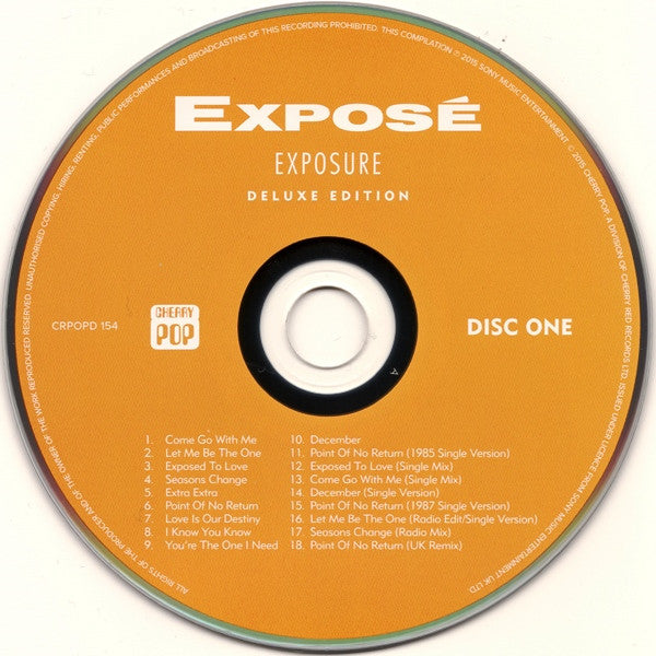 Image of Label Cover of 2xCD - VG+/VG+ - EXPOS , Exposure (Cherry Pop; CRPOPD 154, UK 2015 Reissue), Opened Instore, - 1456548S