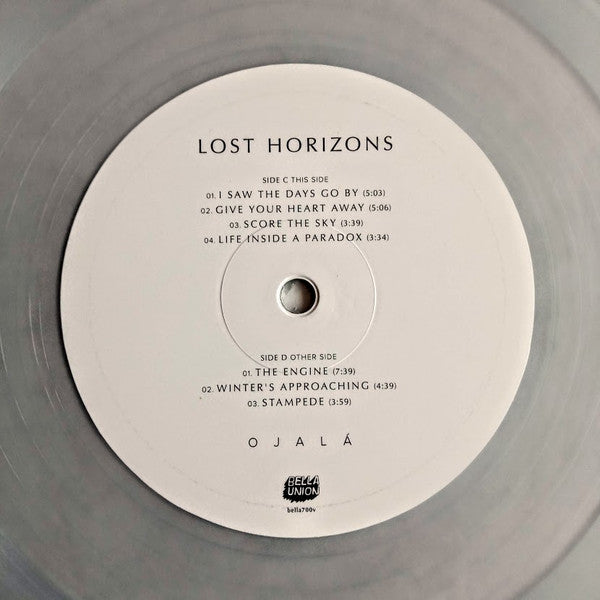 Image of Label Cover of 2xLP - EX/EX - LOST HORIZONS, Ojala (Bella Union; BELLA700V, USA & Europe 2017, Die Cut Sleeve, 2 Inners, Simon Raymonde, One Orange Disc, One Clear Disc), , - 4326426E