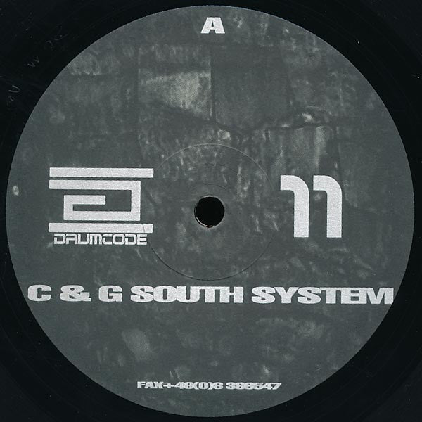 Image of Front Cover of 12" - /G+ - C & G SOUTH SYSTEM, Drumcode 11 (Drumcode; DC11, Sweden 1997), Lots of light scuffs and hairlines., - 1516020C