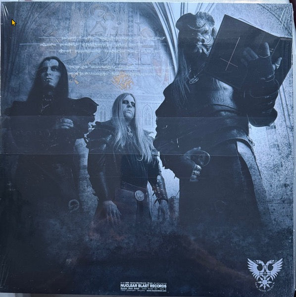 Image of Back Cover of LP - NEW/NEW - BEHEMOTH, The Apostasy (Nuclear Blast; 0727361595579, Europe 2026 Reissue, Standard Sleeve, 8 Page Booklet, Solid Silver Colour Vinyl), , Nuclear Blast Records proudly present a much-anticipated LP of The Apostasy , the 2007 album by Polish black/death legend BEHEMOTH. Blending vicious aggression, devastating technicality and a truly diabolic atmosphere, stand-out tracks like At The Left Hand Ov God , Slaying The Prophets Of Isa or Inner Sanctum (feat. the late gr