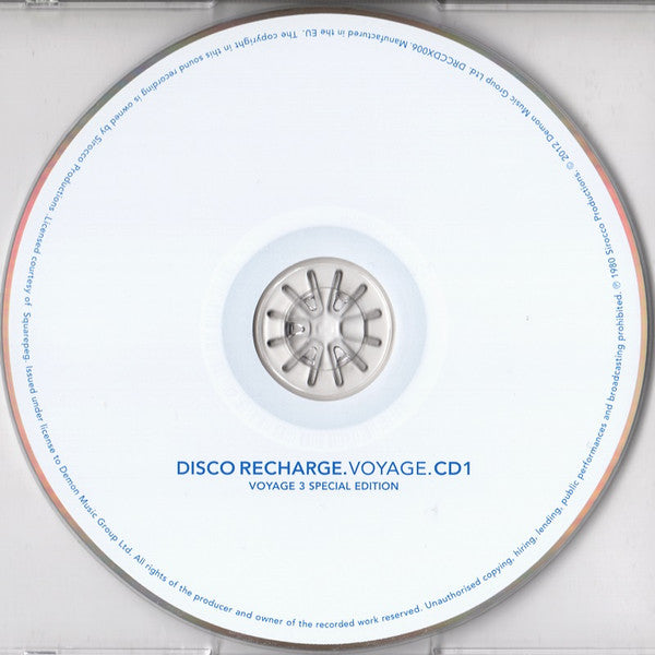Image of Label Cover of 2xCD - EX/EX - VOYAGE, Voyage 3 (Harmless; DRCCDX006, UK 2012 Reissue, Jewel Case With O-Card), Opened Instore, - 1556074S