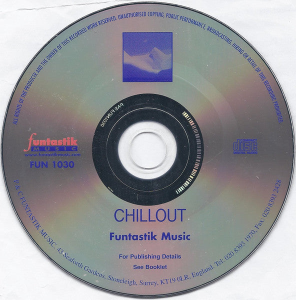 Image of Label Cover of CD - VG+/VG+ - ADJA BANDJANI, GROSSART* / BURNS* / WILLIAMS*, ROBIN JAP, MARTIN MCKENZIE-GIFFORD, Chillout (Funtastik Music; FUN 1030, UK , Jewel Case, Booklet), , - 1536126E