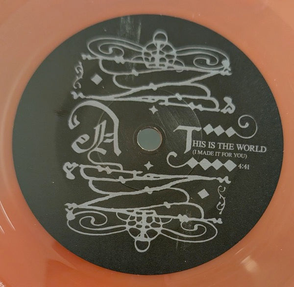 Image of Label Cover of 7" - NEW/NEW - MAGDALENA BAY, This Is The World (I Made It For You) (Mom + Pop; , US 2026, Insert, Pink Wisp Marble Vinyl), , - 1656051S
