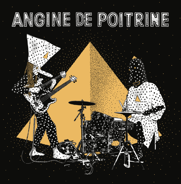 Image of Front Cover of LP - NEW/NEW - ANGINE DE POITRINE, Angine De Poitrine - Vol.II (Spectacle Bonzai; AP2, UK 2026, Insert), , Vol. II, a dense, no-frills, high-impact record, the “Poitrine brothers” push their sound even further, with sharper dynamics, stranger structures, and a sense of humor that reveals itself only if you’re paying attention. The recipe still revolves around the same three ingredients: acid techno, disco, and rock. - 9152633C