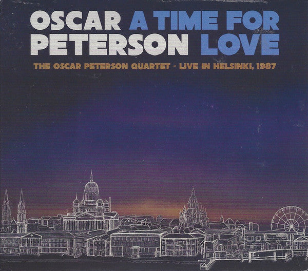 Image of Front Cover of CD - VG+/VG+ - OSCAR PETERSON, A Time For Love: The Oscar Peterson Quartet - Live In Helsinki, 1987 (Mack Avenue; MAC1151, US 2021, Triple Digipak, Booklet), Some marks on runout area. Should not affect play., - 1636006E