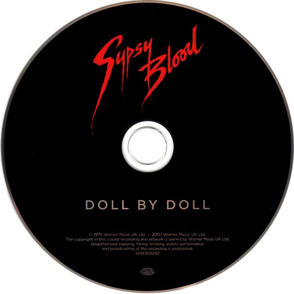 Image of Label Cover of CD - VG+/VG+ - DOLL BY DOLL, Gypsy Blood (Rhino Records; 5144203202, UK 2007 Reissue, Jewel Case), , - 1616009C