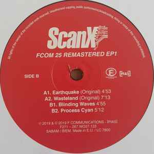 Image of Label Cover of 12" - EX/EX - SCAN X, FCom 25 Remastered EP1 (F Communications; F271, France 2020, Company Sleeve), opened instore - unsealed to store, - 1646133S