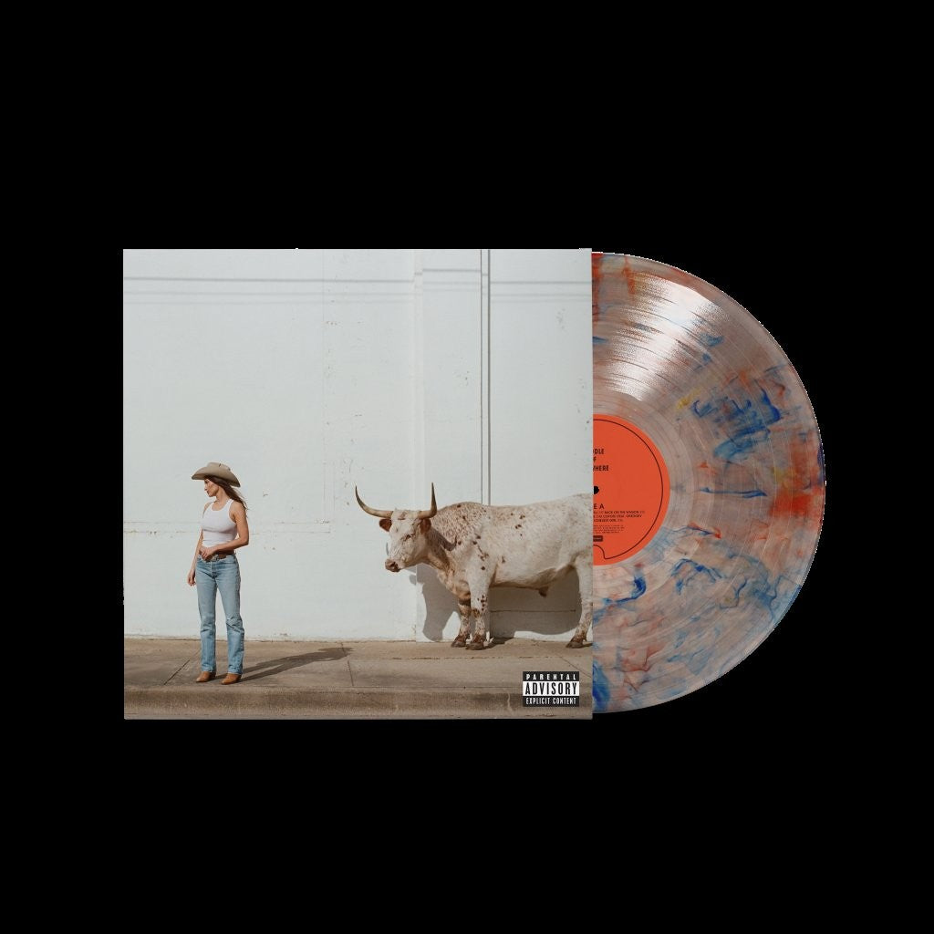 Image of Label Cover of LP - NEW/NEW - KACEY MUSGRAVES, Middle of Nowhere (Interscope; 5722038, UK 2026, Rodeo Clown Mix Retail Exclusive), , Middle of Nowhere is the sixth studio album from eight-time Grammy Award winner Kacey Musgraves, and is made for two-stepping. The collection draws from a love of Texas dancehall classics, humorous takes on the human condition, and the space where traditional Country borders many sounds including Norte o and even Zydeco. Fresh yet familiar, and classically Kacey: hone